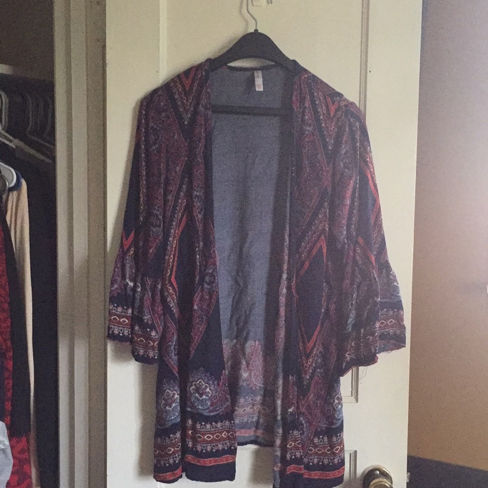 Open blouse